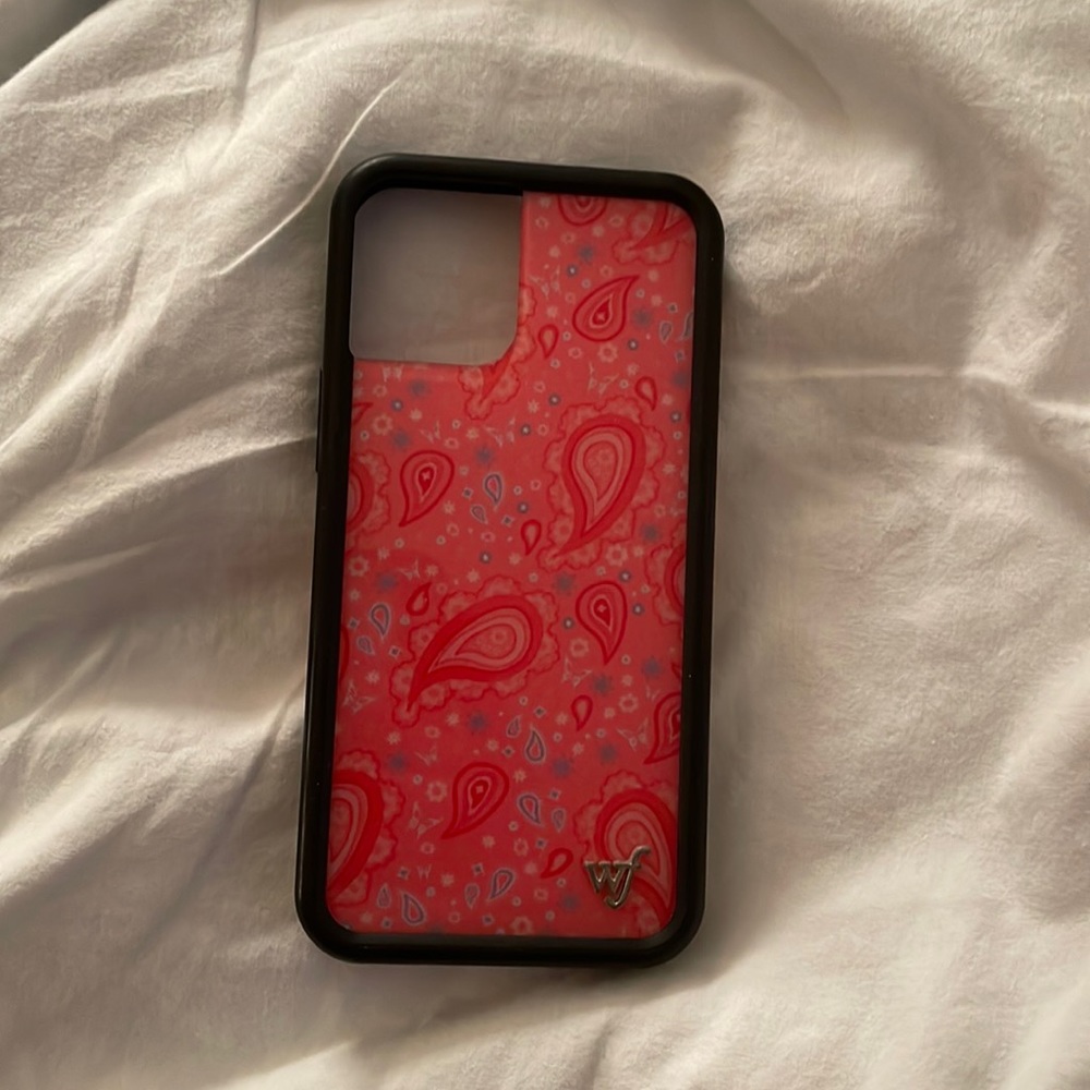 Wildflower pink design phone case iphone 12 mini